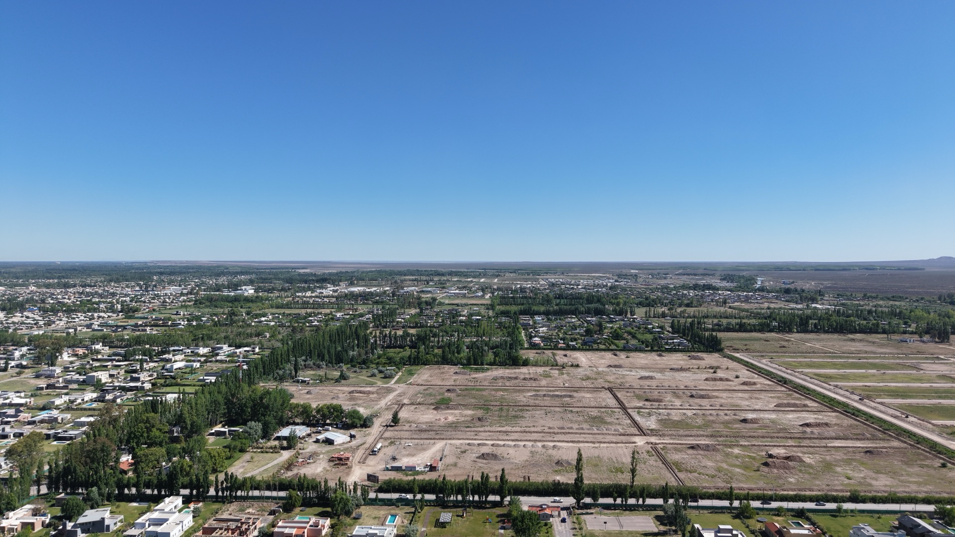 Panoramic view from the north