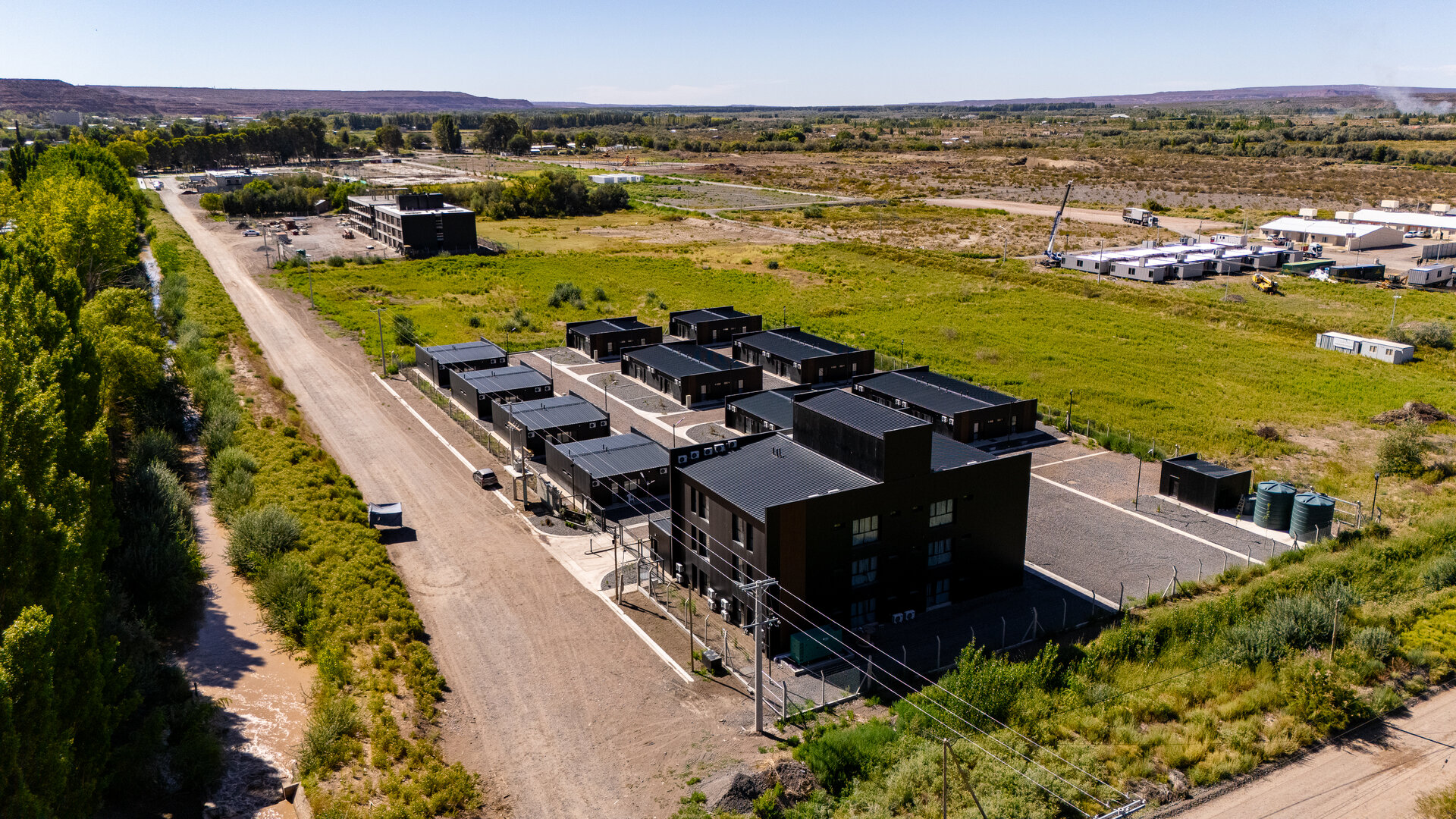 Entre Bardas I vista aérea complejo