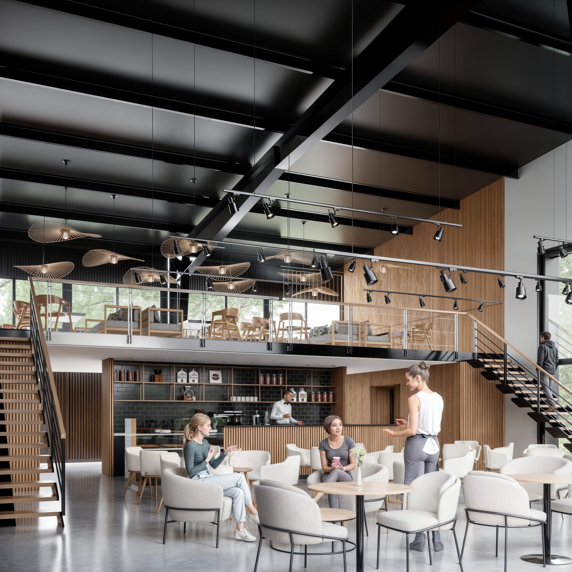 Outdoor spaces of the complex